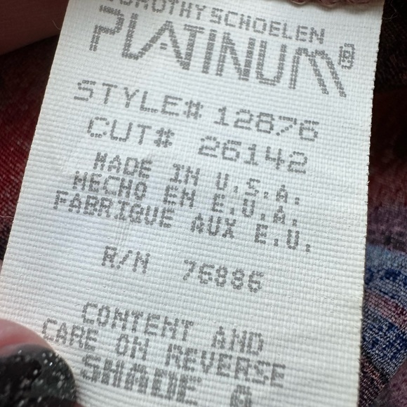 Vintage Platinum Dorothy Schoelen Buttoned Short Sleeve Top size Medium - Picture 10 of 13